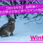 【2016年冬】 超厳選!うさぎの寒さ対策に使える4つの商品とは